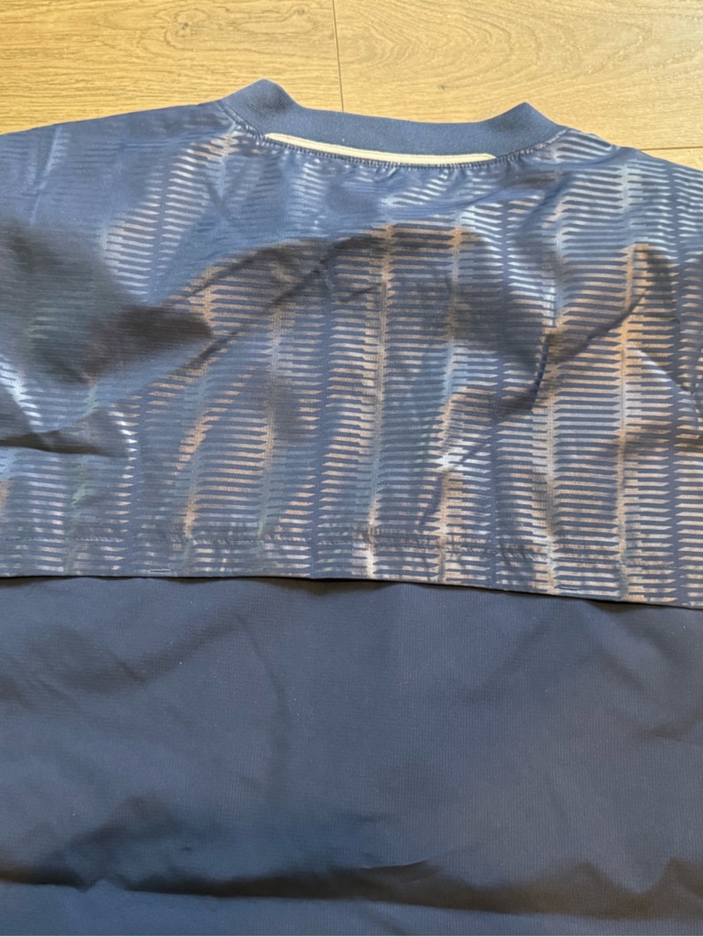 Majestic Navy Lightweight Short sleeve Cage Jacket XL - Picture 7 of 7